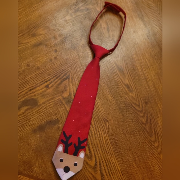 Christmas Reindeer tie - Picture 1 of 3